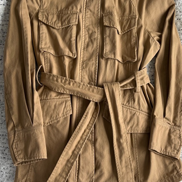 7 For All Mankind Belted Utility Jacket | M - Picture 4 of 8